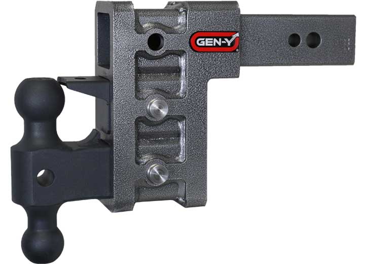 Gen-Y Hitch MEGA-DUTY SERIES, 2.5IN SHANK, HITCH, VERSA-BALL & PINTLE