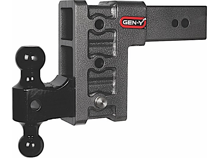 Gen-Y Hitch MEGA-DUTY SERIES, 3IN SHANK, 6IN DROP, 32K HITCH/VERSA-BALL