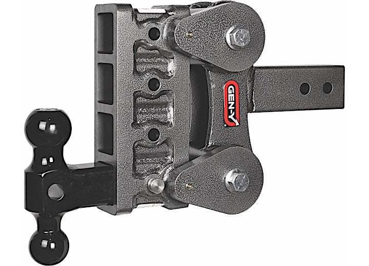 Gen-Y Hitch THE BOSS SERIES-TORSION-FLEX, 2.5IN SHANK, 5IN DROP, 10K HITCH/VERSA BALL