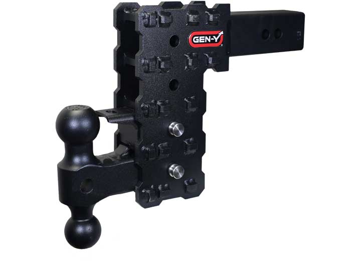 Gen-Y Hitch 2.5IN SOLID SHANK 7.5IN DROP 1.6K TW 16K HITCH & GH-051 VERSA-BALL & GH-032 PINTLE LOCK