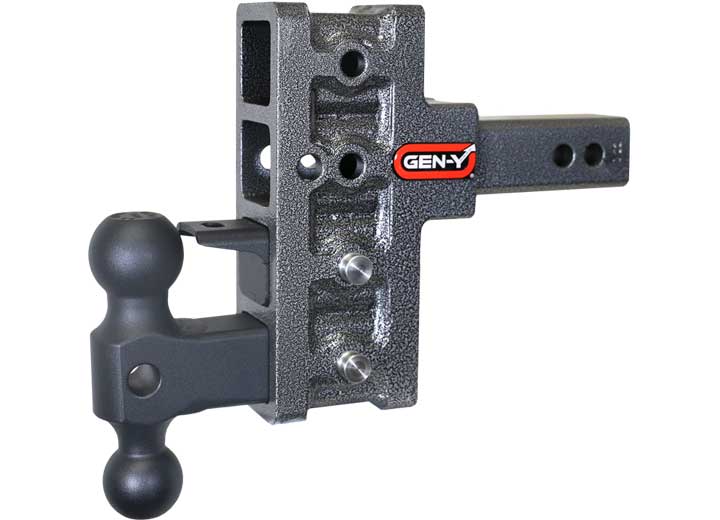 Gen-Y Hitch MEGA-DUTY SERIES, 2IN OFFSET SHANK, HITCH, VERSA-BALL & PINTLE
