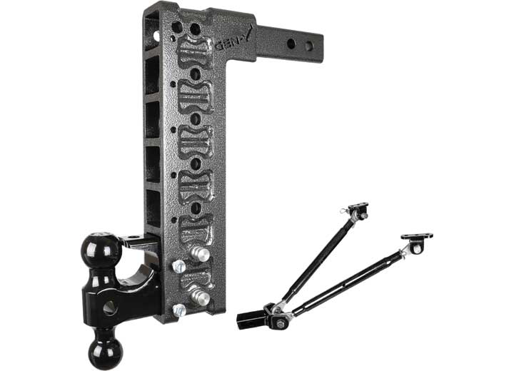 Gen-Y Hitch MEGA-DUTY SERIES, 2IN SHANK, HITCH, VERSA-BALL, PINTLE & STABILIZER KIT (GH-0100