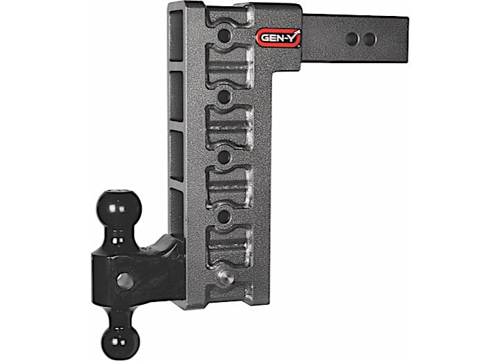 Gen-Y Hitch MEGA-DUTY SERIES, 2.5IN SHANK, 12IN DROP, 21K HITCH/VERSA-BALL