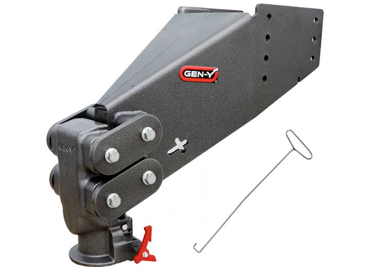 Gen-Y Hitch EXECUTIVE - TORSION-FLEX, FIFTH WHEEL TO GOOSENECK BALL (FITS LCI RHINO BOX)