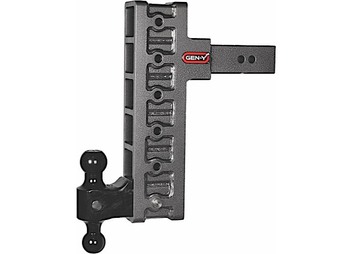 Gen-Y Hitch MEGA-DUTY SERIES, 2.5IN OFFSET SHANK, 12IN DROP, 21K, HITCH, VERSA-BALL