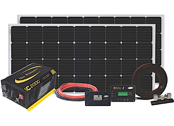 Go Power! 380W 18.6A Solar Elite Charging System