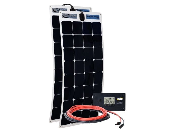 Go Power! GP-FLEX-220: 220 WATT FLEXIBLE SOLAR KIT WITH 30 AMP CONTROLLER