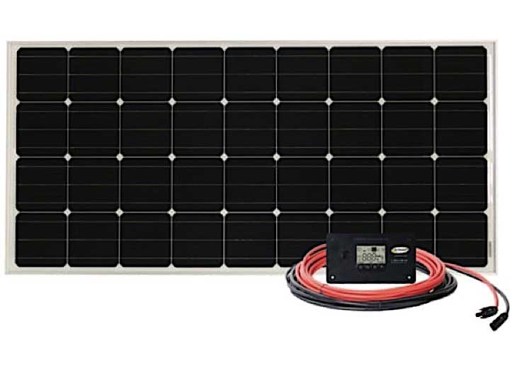 Go Power! RETREAT: 100 WATT SOLAR KIT WITH WIRE AND 30 AMP BLUE TOOTH CONTROLLER