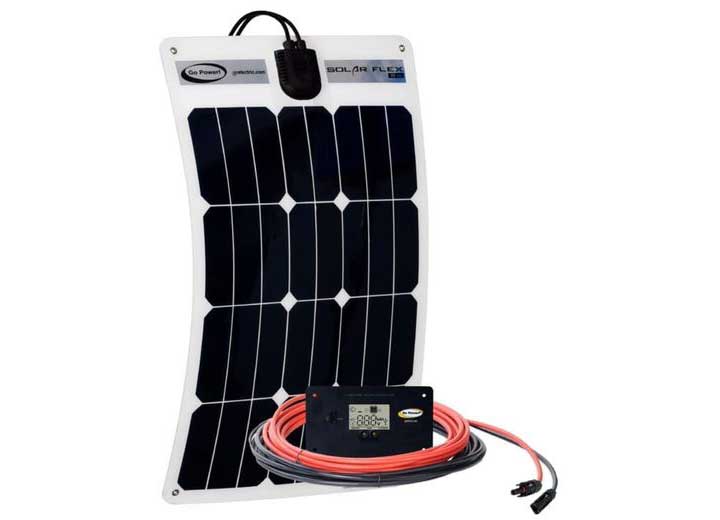 Go Power! GP-FLEX-35: 35 WATT FLEXIBLE SOLAR KIT WITH 10 AMP CONTROLLER