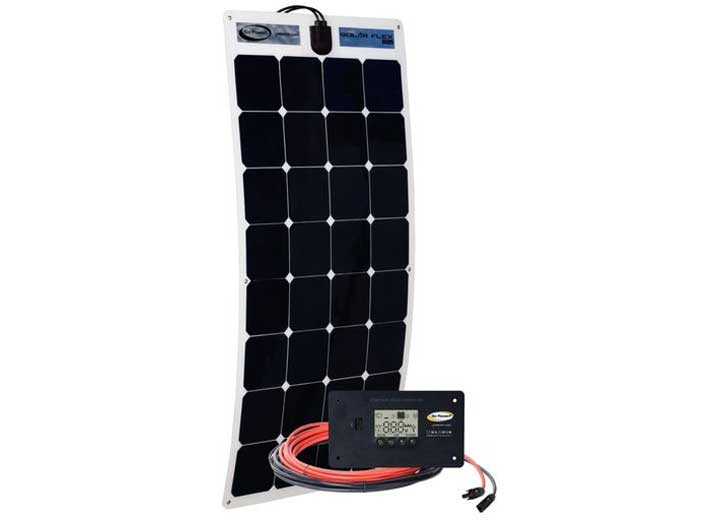 Go Power! GP-FLEX-110: 110 WATT FLEXIBLE SOLAR KIT WITH 30 AMP BLUE TOOTH CONTROLLER