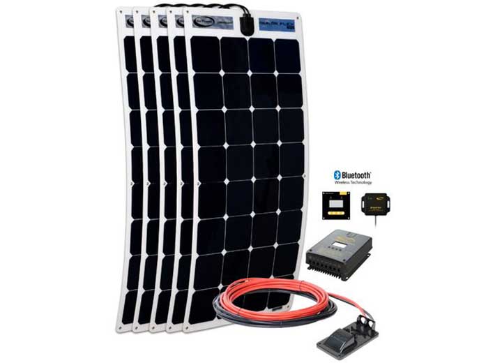 Go Power! GP-FLEX-550: 550 WATT FLEXIBLE SOLAR KIT WITH 60A MPPT CONTROLLER