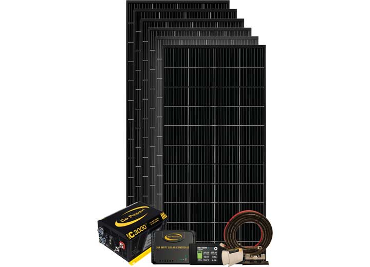 Go Power! POWERTRAK 1200W SOLAR & INVERTER/CHARGER MPPT SYSTEM W/ BMG & IC3000