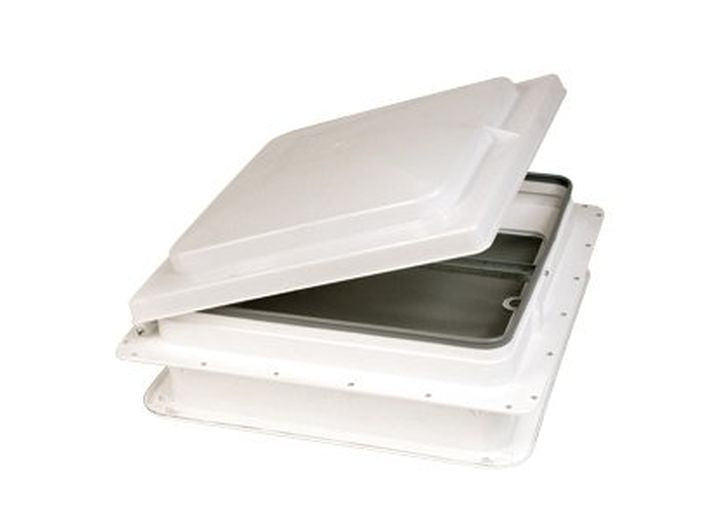 Heng's VENT 14IN WHITE, PLASTIC BASE, JRP1120 GARNISH, ACRYLIC SMOKE LID, RETAIL PACK