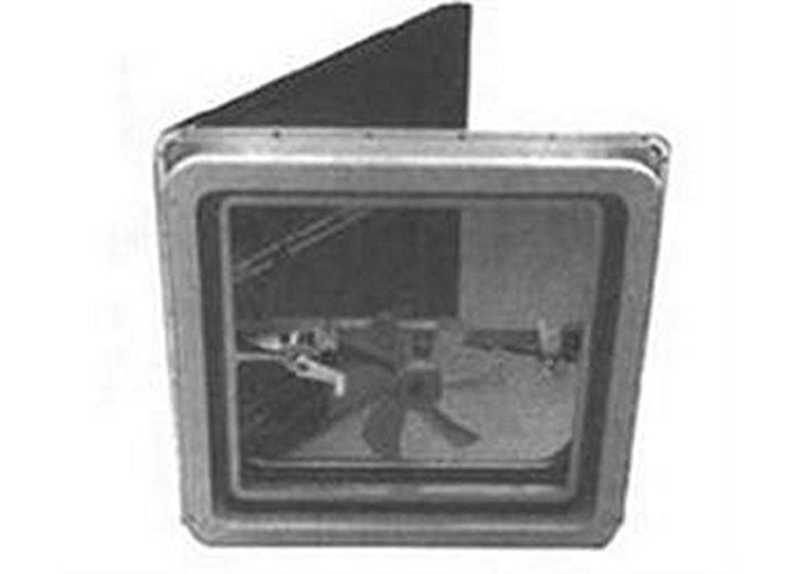 Heng's VENT 14IN 12V METAL COLONIAL WHITE BASE, JRP1118 GARNISH, WHITE SCREEN, ACRYLIC
