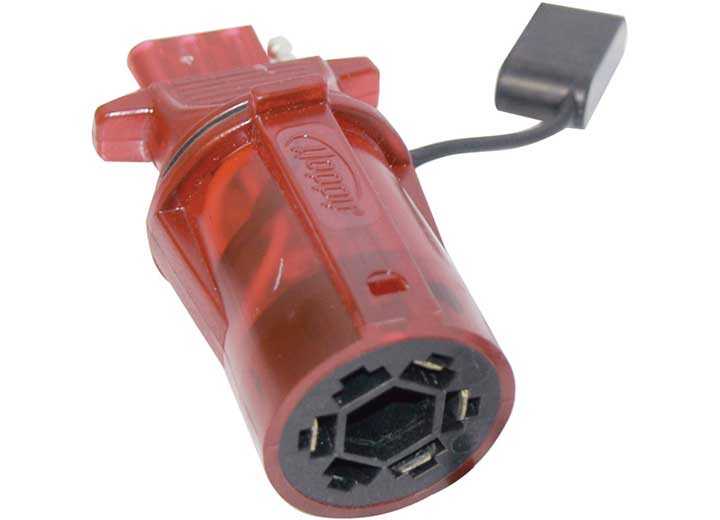Hopkins Manufacturing 7 RV ROUND TO 4 FLAT W/NIGHT GLOW LEDS NEW ADAPTE