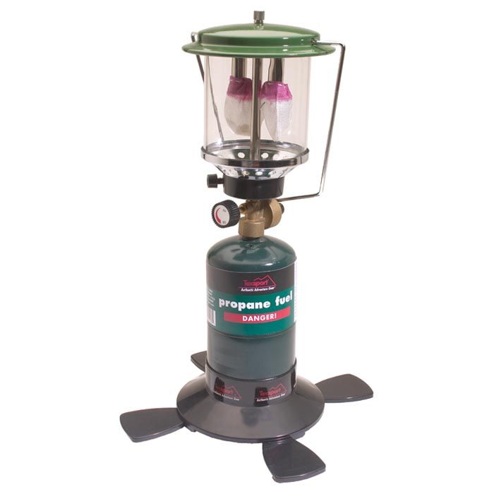 TEXSPORT DOUBLE MANTLE PROPANE LANTERN