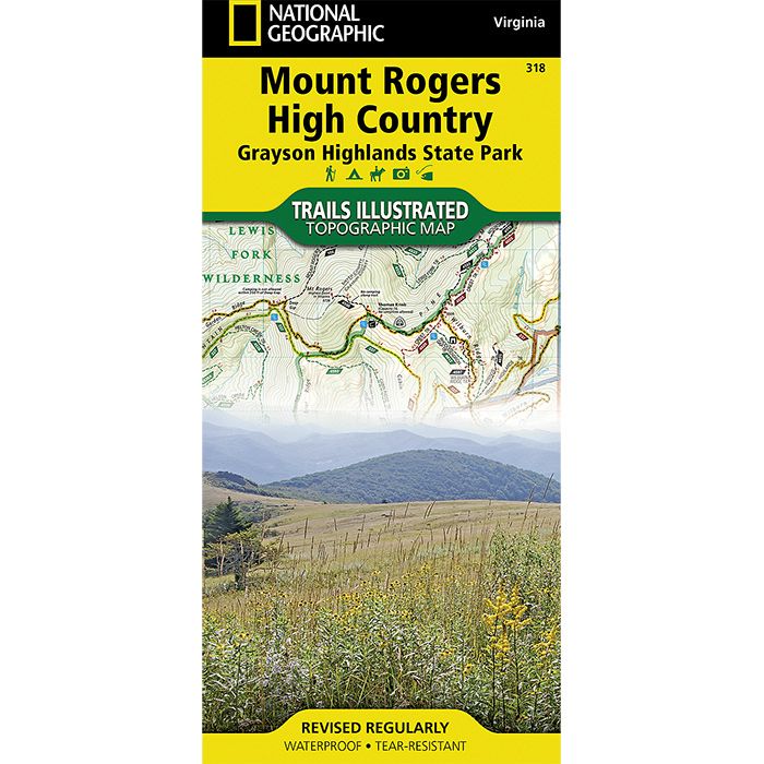 NATIONAL GEOGRAPHIC MT ROGERS HIGH COUNTRY No.318