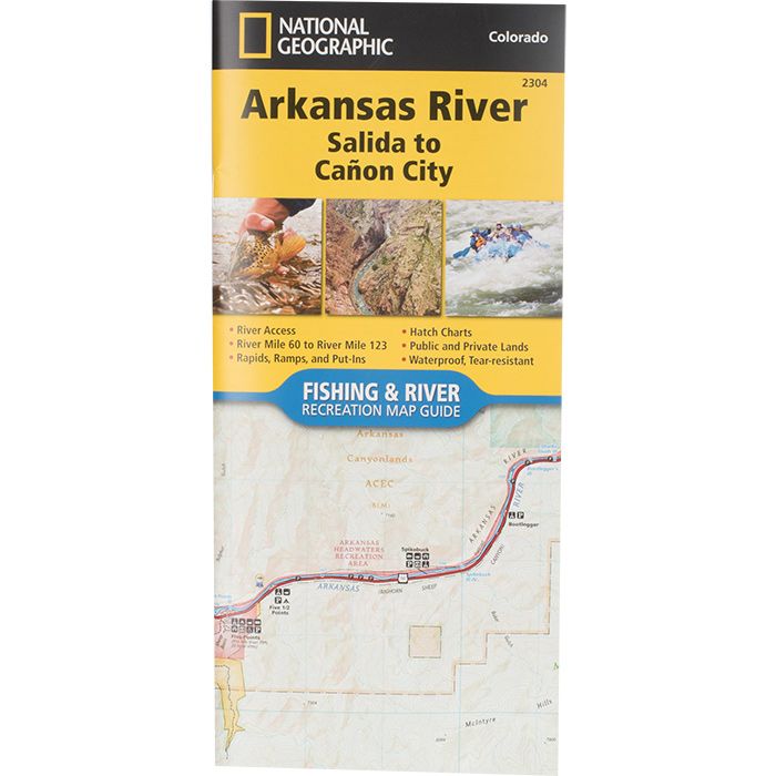 NATIONAL GEOGRAPHIC ARKANSAS RIVER SALIDA TO CANON CITY No.2304