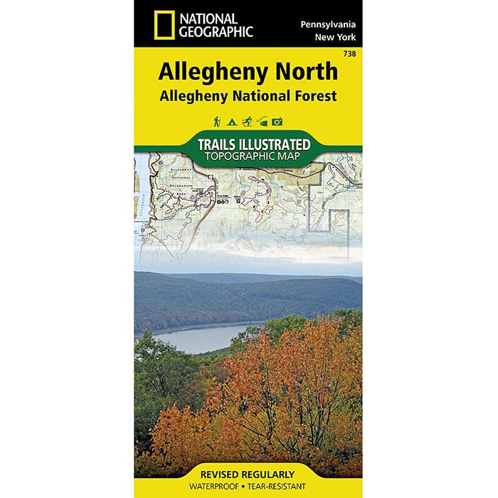 NATIONAL GEOGRAPHIC ALLEGHENY NATIONAL FOREST NORTH No.738