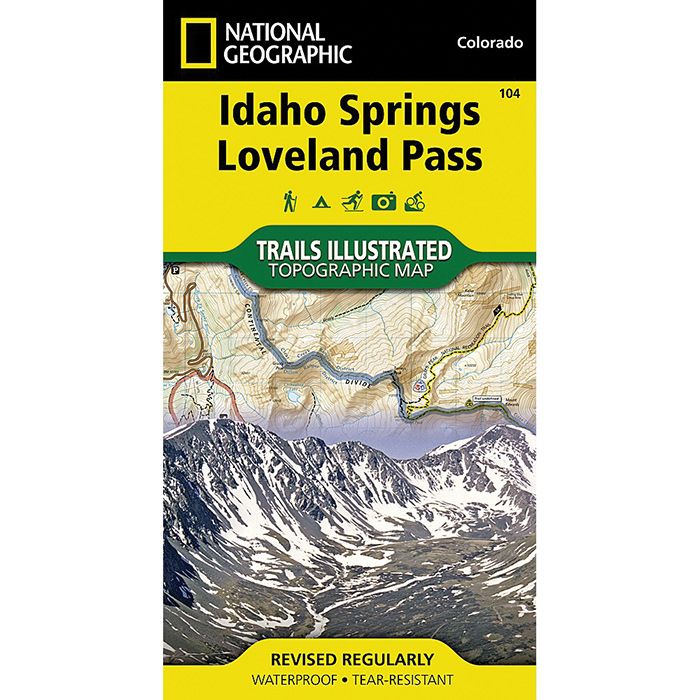 NATIONAL GEOGRAPHIC IDAHO SPRINGS / LOVELAND PASS No.104