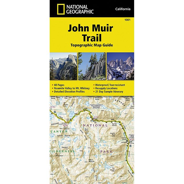 NATIONAL GEOGRAPHIC JOHN MUIR TRAIL No.1001