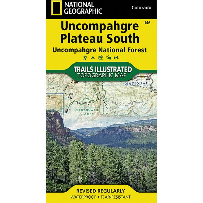 NATIONAL GEOGRAPHIC UNCOMPAHGRE PLATEAU SOUTH No.146