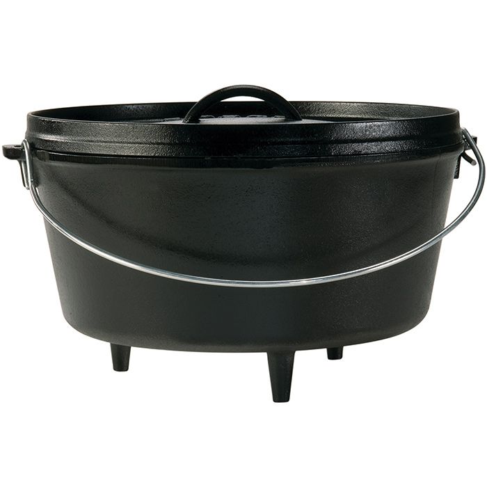 LODGE 12 IN - 8 QT DEEP CAMP DUTCH OVEN