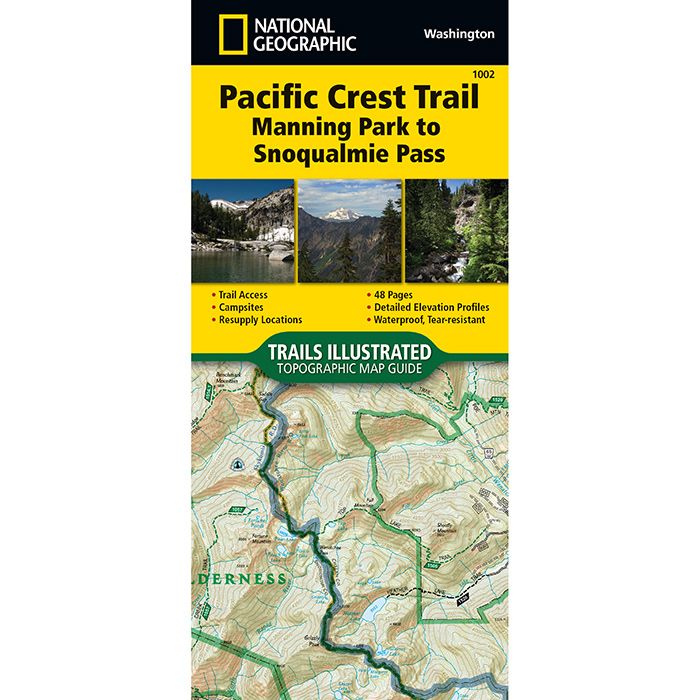 NATIONAL GEOGRAPHIC PACIFIC CREST TRAIL NORTH No.1002