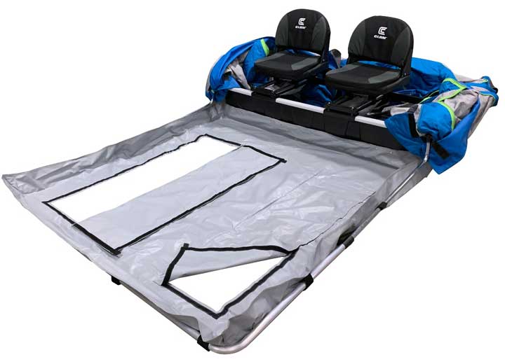 Clam Outdoors Clam Removable Floor for Clam VoyagerX/VoyagerXT/JMThermalX/JMXTThermal Fish Trap Ice Fishing Shelter