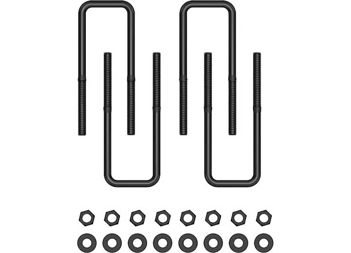 Icon Vehicle Dynamics 95-22 TACOMA/00-21 TUNDRA/19-21 SILVERADO/SIERRA 1500 REAR 8IN U-BOLT KIT