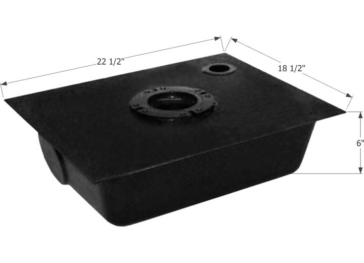 Icon Technologies Limited RV Icon RV Waste Holding Tank with Bottom Drain - 8 Gallon Capacity