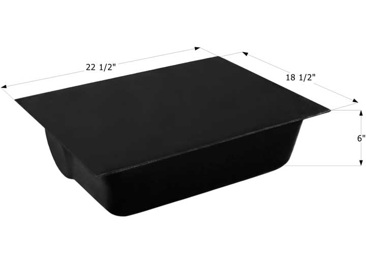 Icon Technologies Limited RV Icon RV Waste Holding Tank with Left End or Bottom Drain - 8 Gallon Capacity