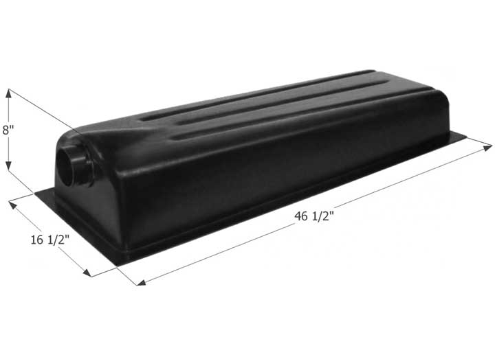 Icon Technologies Limited RV Icon RV Waste Holding Tank with Center End Drain & 3" Spigot Fitting - 15 Gallon Capacity