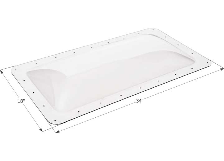 Icon Technologies Limited RV Icon RV Skylight, 14" x 30" - Clear