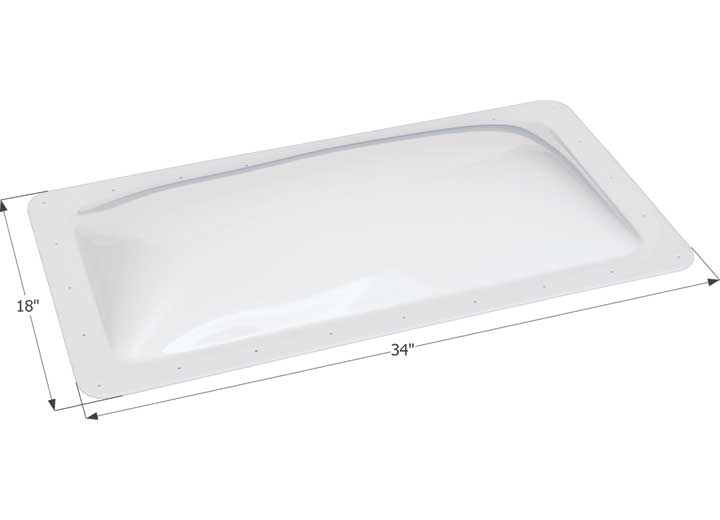 Icon Technologies Limited RV Icon RV Skylight, 14" x 30" - Translucent White