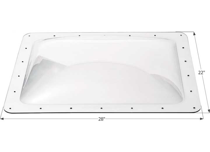 Icon Technologies Limited RV Icon RV Skylight, 24" x 18" - Clear