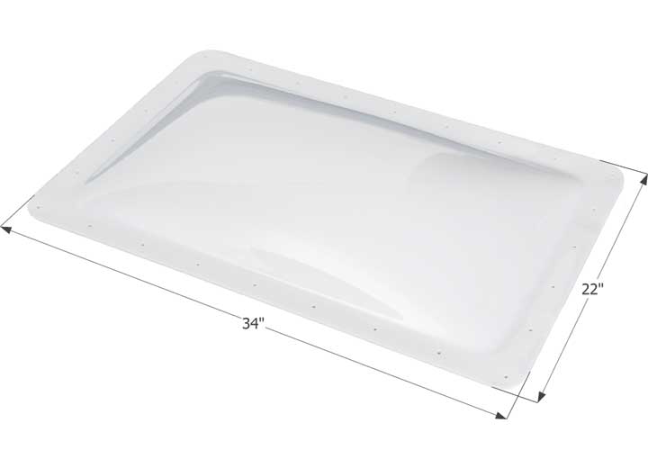 Icon Technologies Limited RV Icon RV Skylight, 30" x 18" - Translucent White