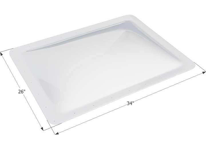 Icon Technologies Limited RV Icon RV Skylight, 30" x 22" - Translucent White