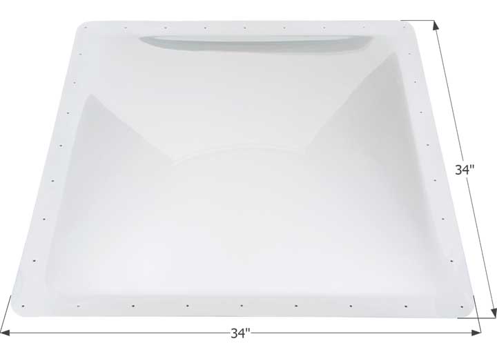 Icon Technologies Limited RV Icon RV Skylight, 30" x 30" - Translucent White