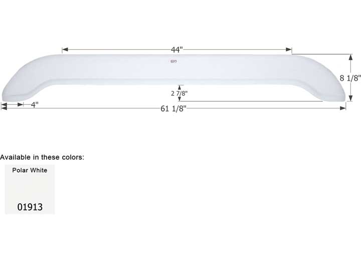 Icon Technologies Limited RV FENDER SKIRT, TANDEM, EXTREME RV, FS1913, POLAR WHITE