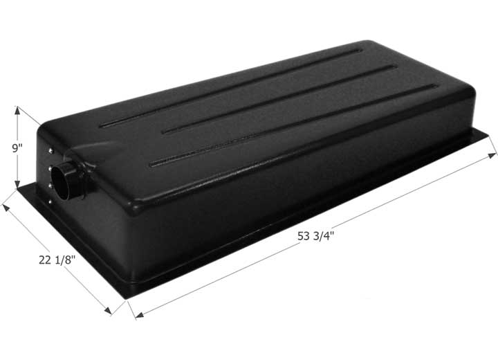 Icon Technologies Limited RV Icon RV Waste Holding Tank with Center End Drain & 3" Spigot Fitting - 29 Gallon Capacity