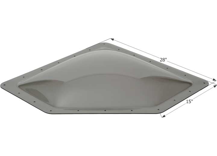 Icon Technologies Limited RV Icon Neo Angle RV Skylight, 24" x 12" - Smoke