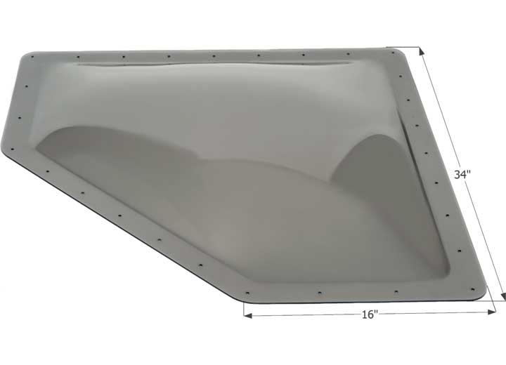 Icon Technologies Limited RV Icon Neo Angle RV Skylight, 30" x 13" - Smoke
