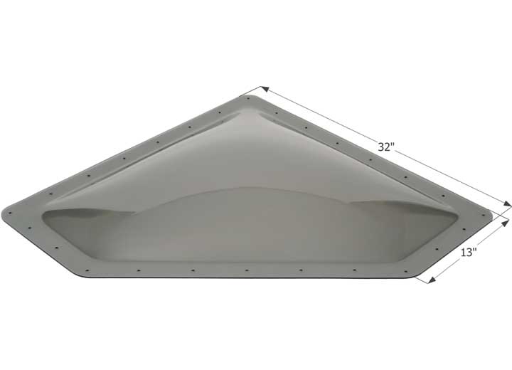 Icon Technologies Limited RV Icon Neo Angle RV Skylight, 28" x 10" - Smoke