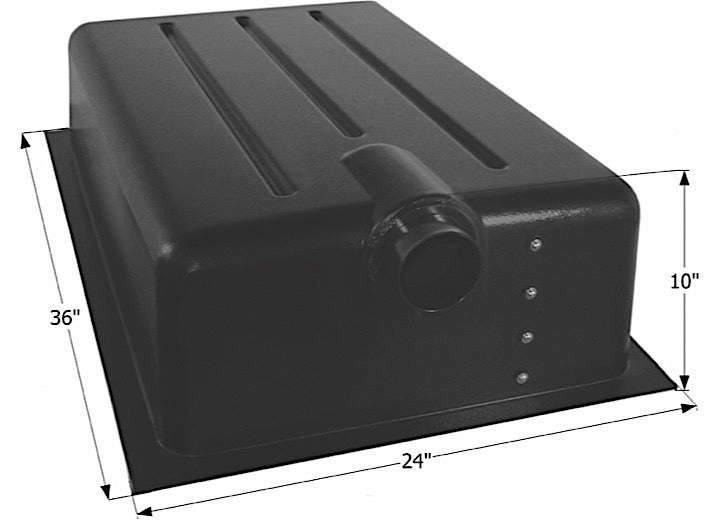 Icon Technologies Limited RV Icon RV Waste Holding Tank with Center End Drain & 3" Spigot Fitting - 22 Gallon Capacity