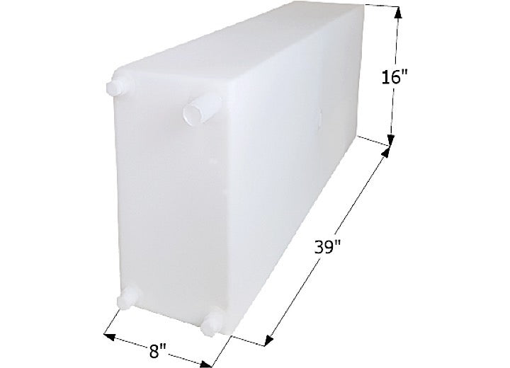 Icon Technologies Limited RV FRESH WATER TANK, WT2460, 39X16X8, 20 GAL W/3/8IN FITTINGS