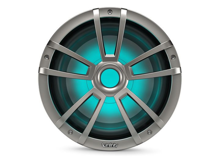 Infinity Speakers INFINITY MARINE 10IN MARINE PASSIVE SUBWOOFER; TITANIUM; 250W RMS, 750W PEAK