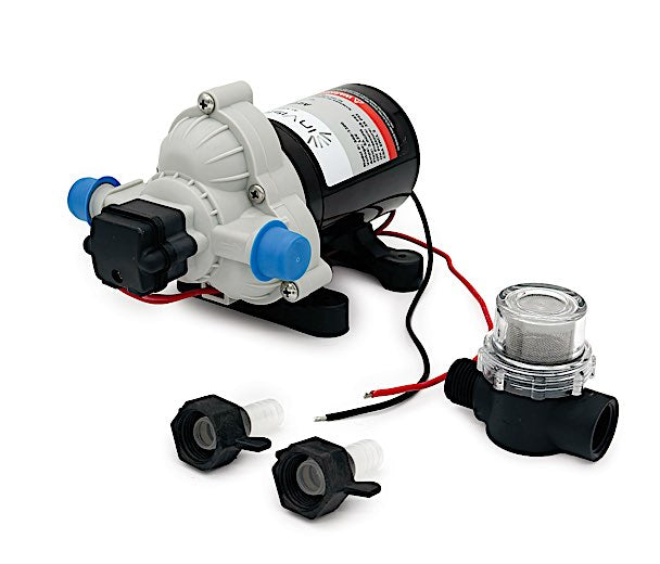 Invision 12 VOLT WATER AQUA PUMP 3.0 GALLON PER MINUTE WITH STRAINER