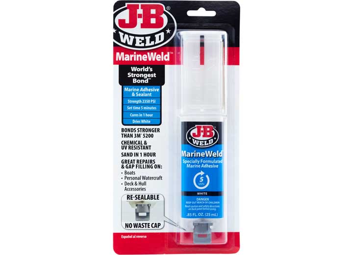JB Weld MARINEWELD CARDED 25ML RESEALABLE SYRINGE