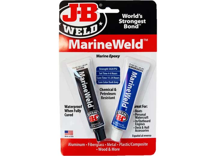 JB Weld MARINEWELD CARDED (2) 1OZ TWIN TUBES/2OZ TOTAL